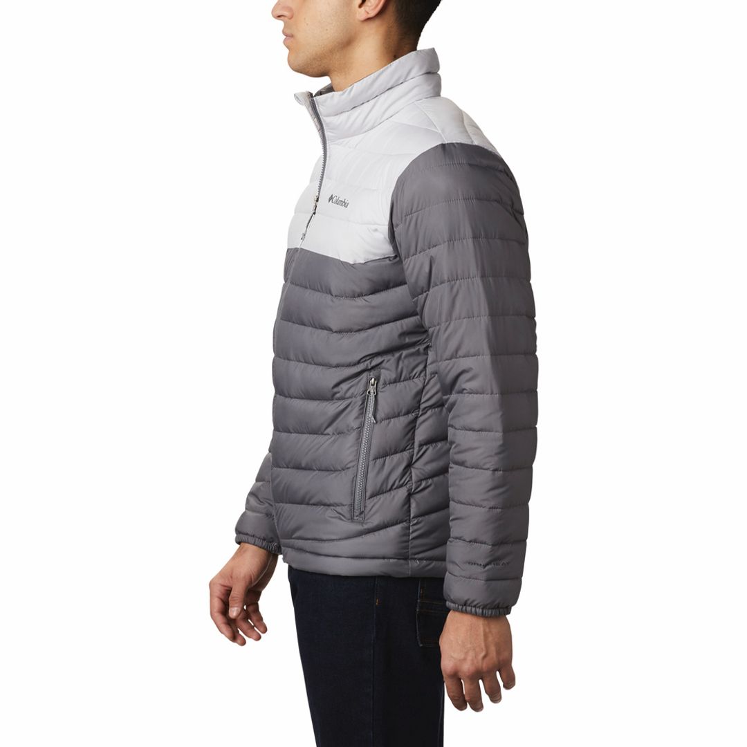 Columbia Men Grey Powder Lite Jacket