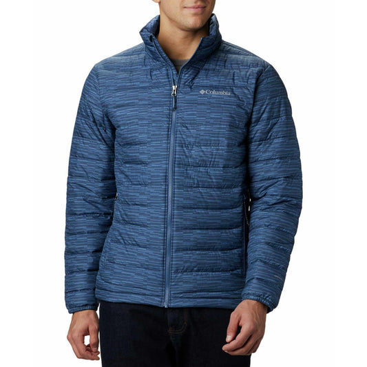 Columbia Men Navy Blue Powder Lite Jacket