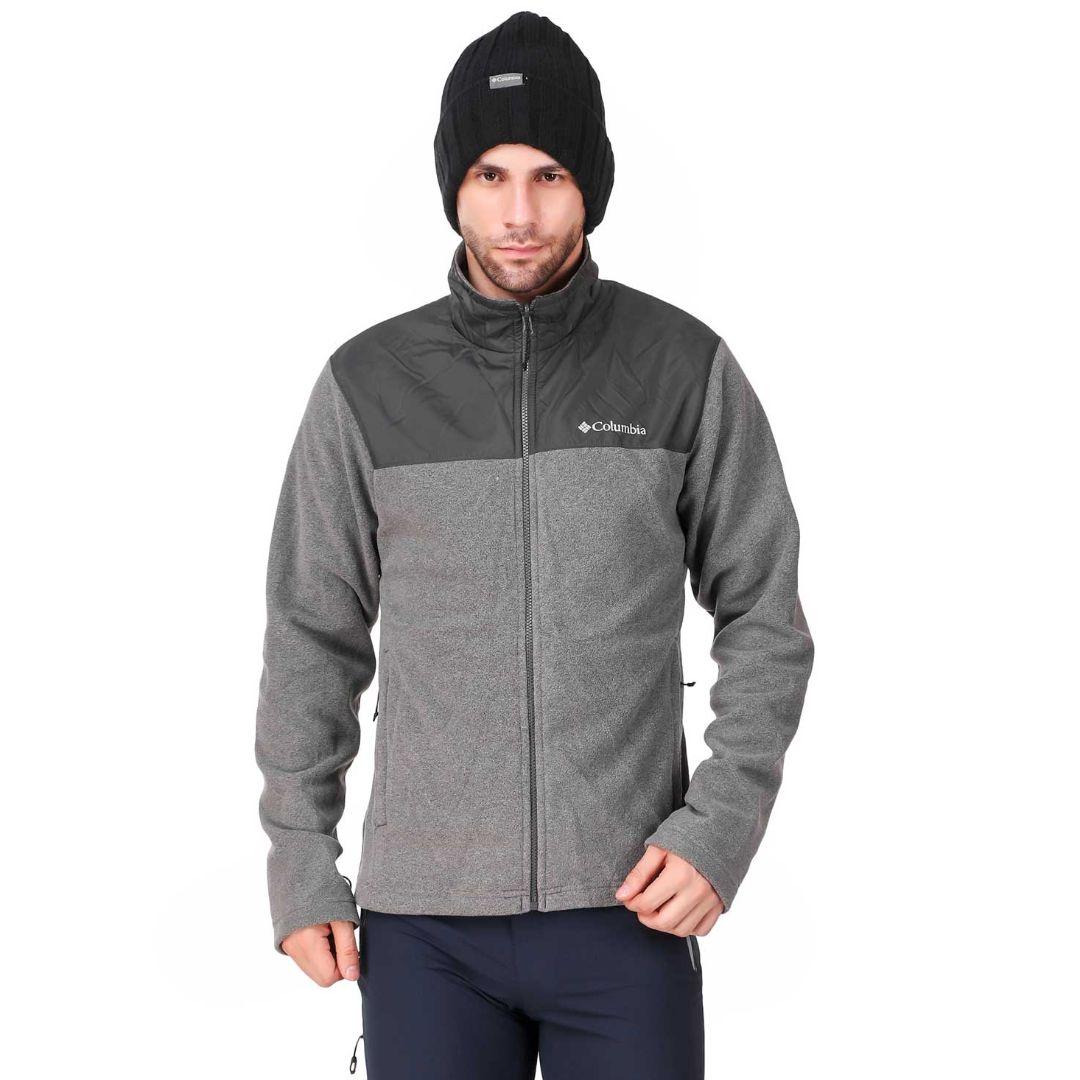 Columbia Men Black Bugaboo II Fleece Interchange Jacket