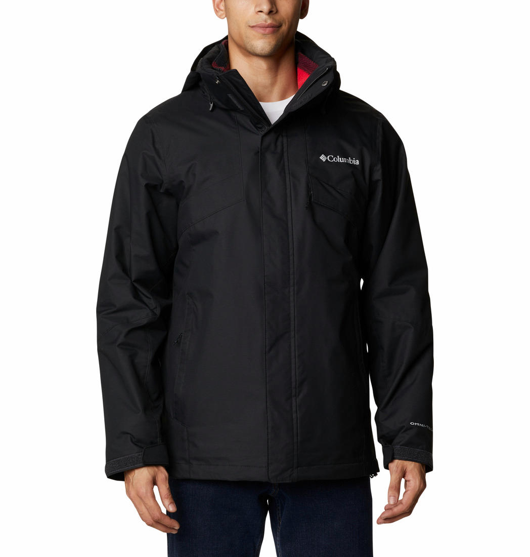 Columbia Men Black Bugaboo II Fleece Interchange Jacket