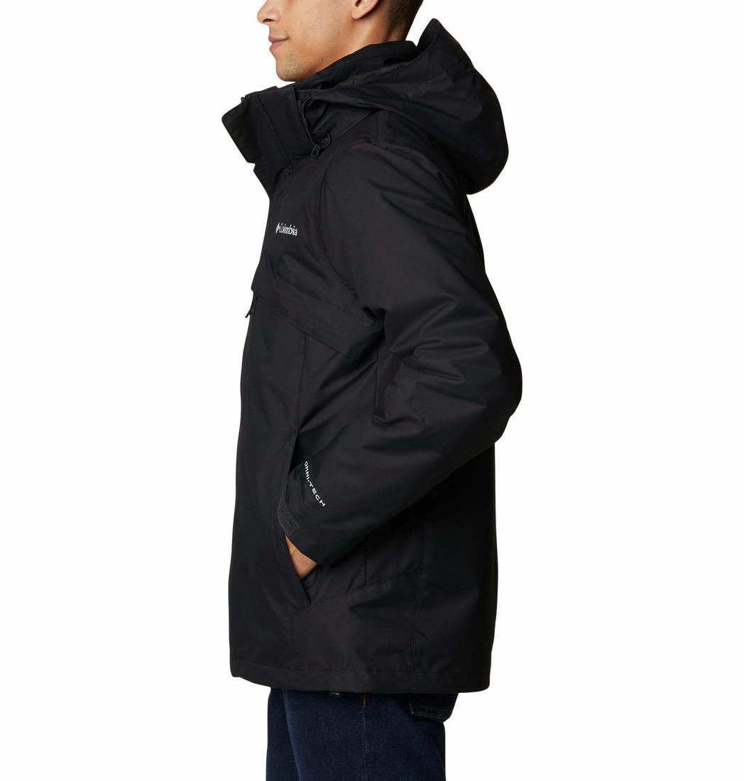 Columbia Men Black Bugaboo II Fleece Interchange Jacket
