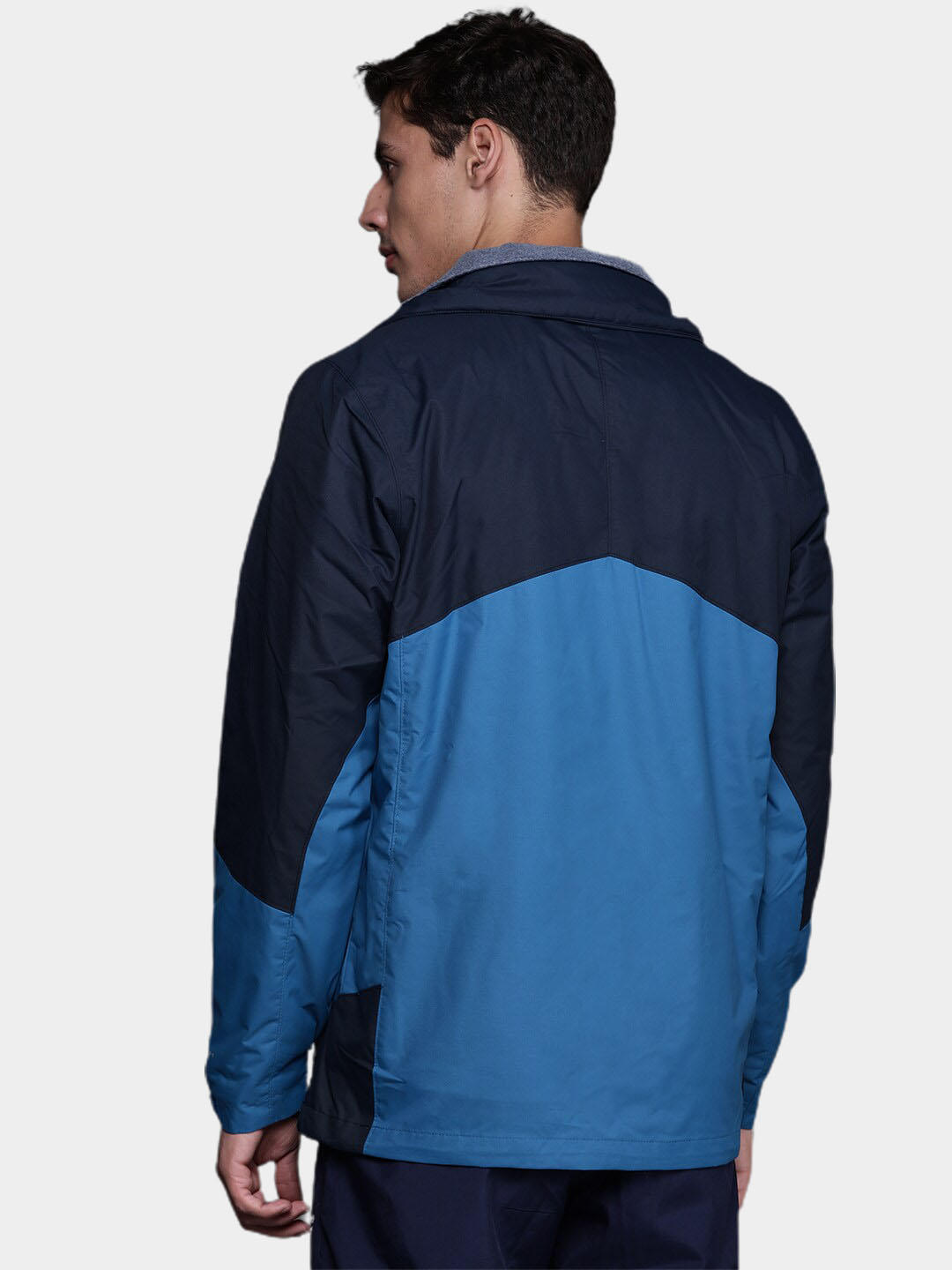 Columbia Men Blue Bugaboo II Fleece Interchange Jacket