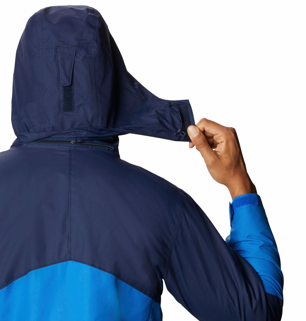 Columbia Men Blue Bugaboo II Fleece Interchange Jacket