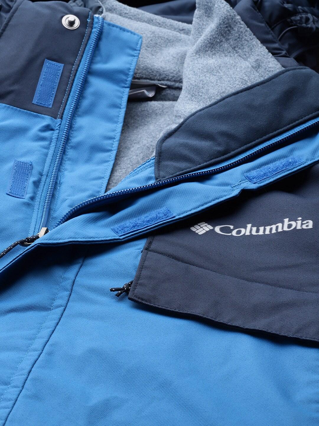 Columbia Men Blue Bugaboo II Fleece Interchange Jacket