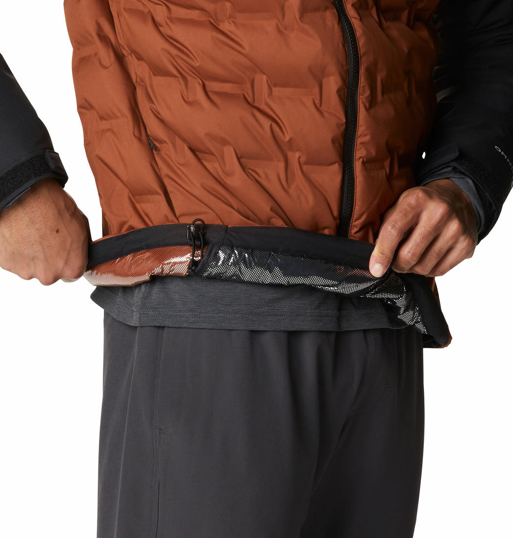 Columbia Men Brown Grand Trek Down Jacket