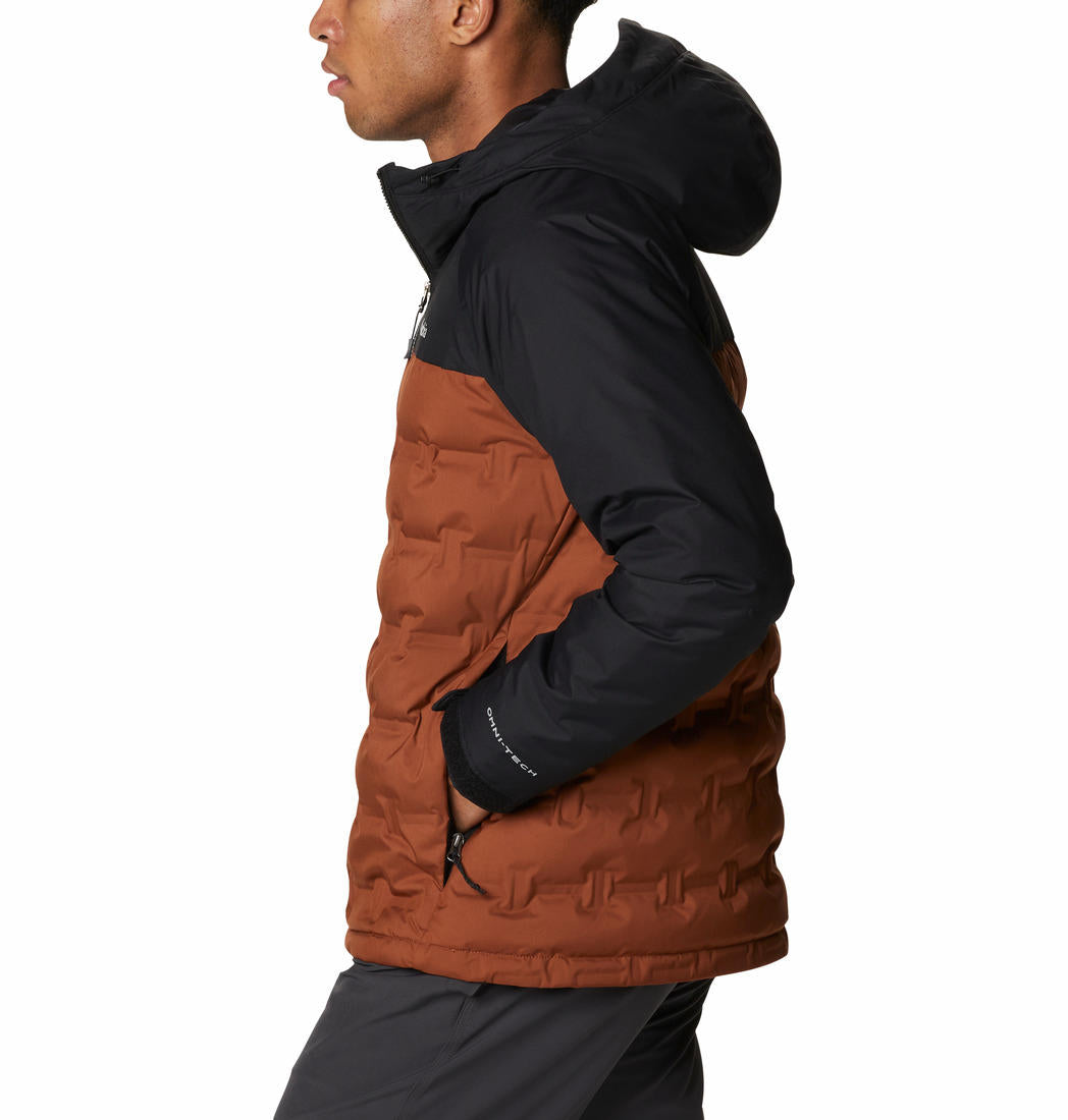 Columbia Men Brown Grand Trek Down Jacket