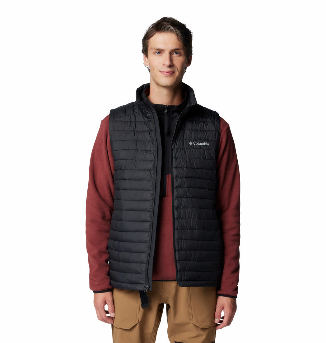 Columbia Men Black Omni-Shield Silver Falls II Down Vest Jacket