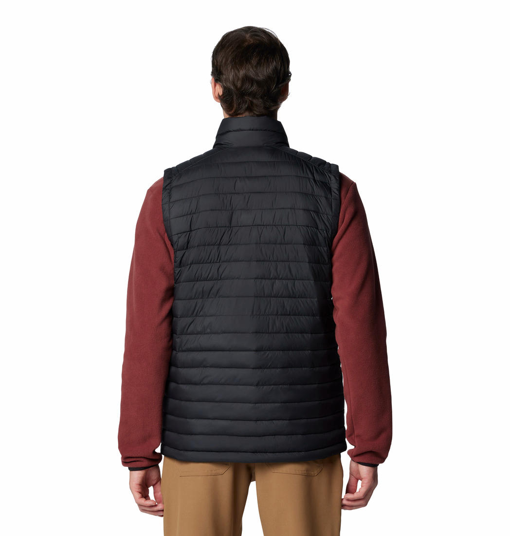 Columbia Men Black Omni-Shield Silver Falls II Down Vest Jacket