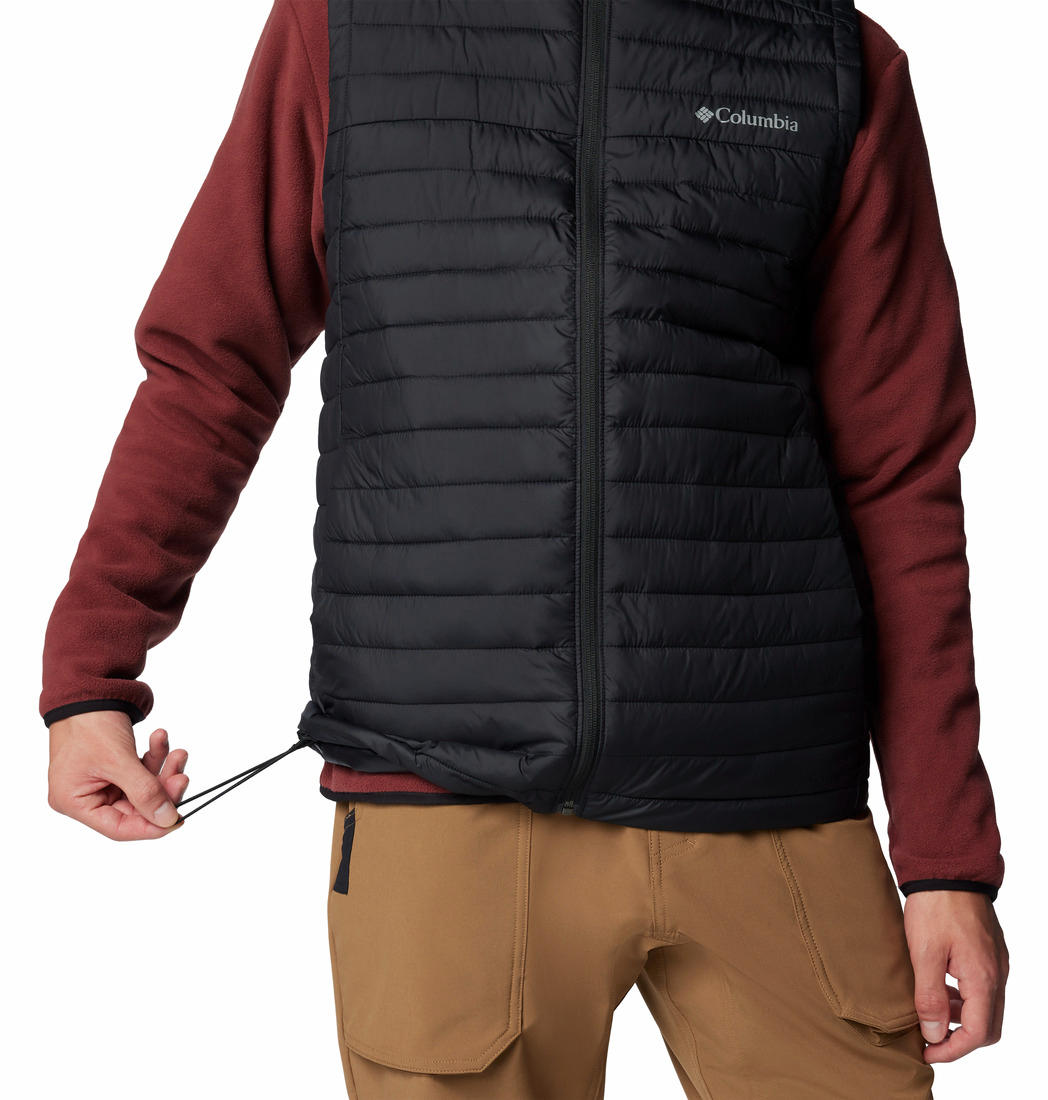 Columbia Men Black Omni-Shield Silver Falls II Down Vest Jacket