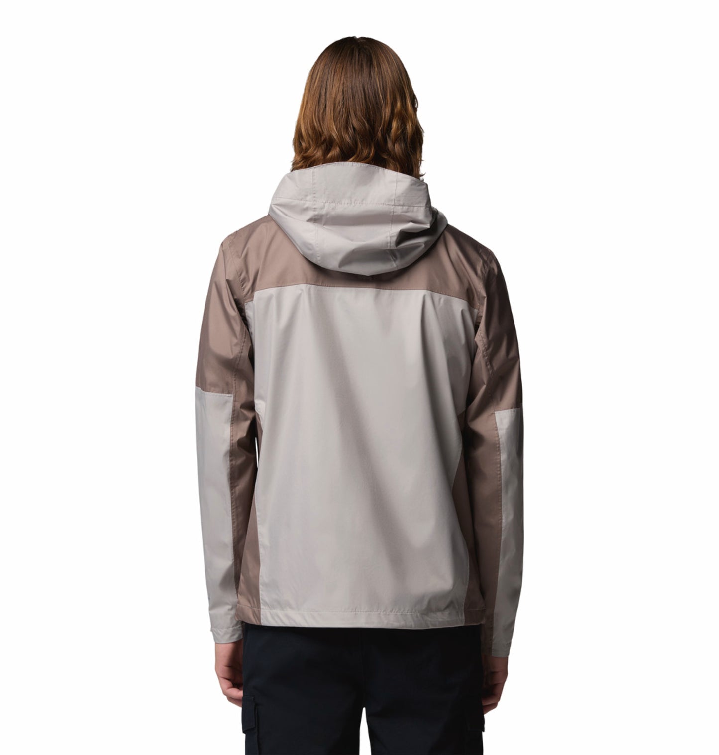 Columbia Men's Omni-Tech Inner Limits III Waterproof Rain Jacket - Light Grey, Plus Size