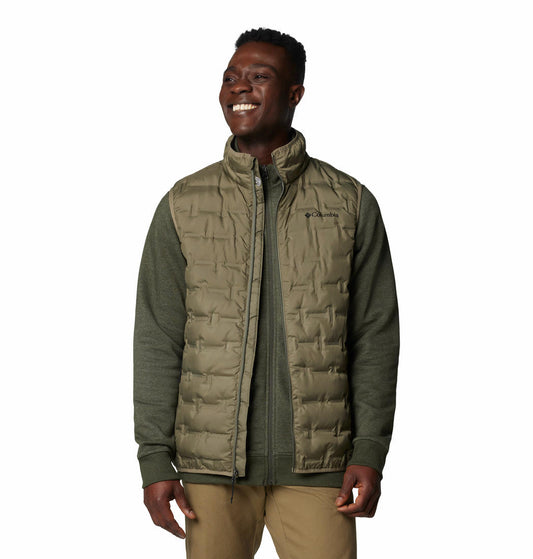 Columbia Mens Green Delta Ridge II Down Vest