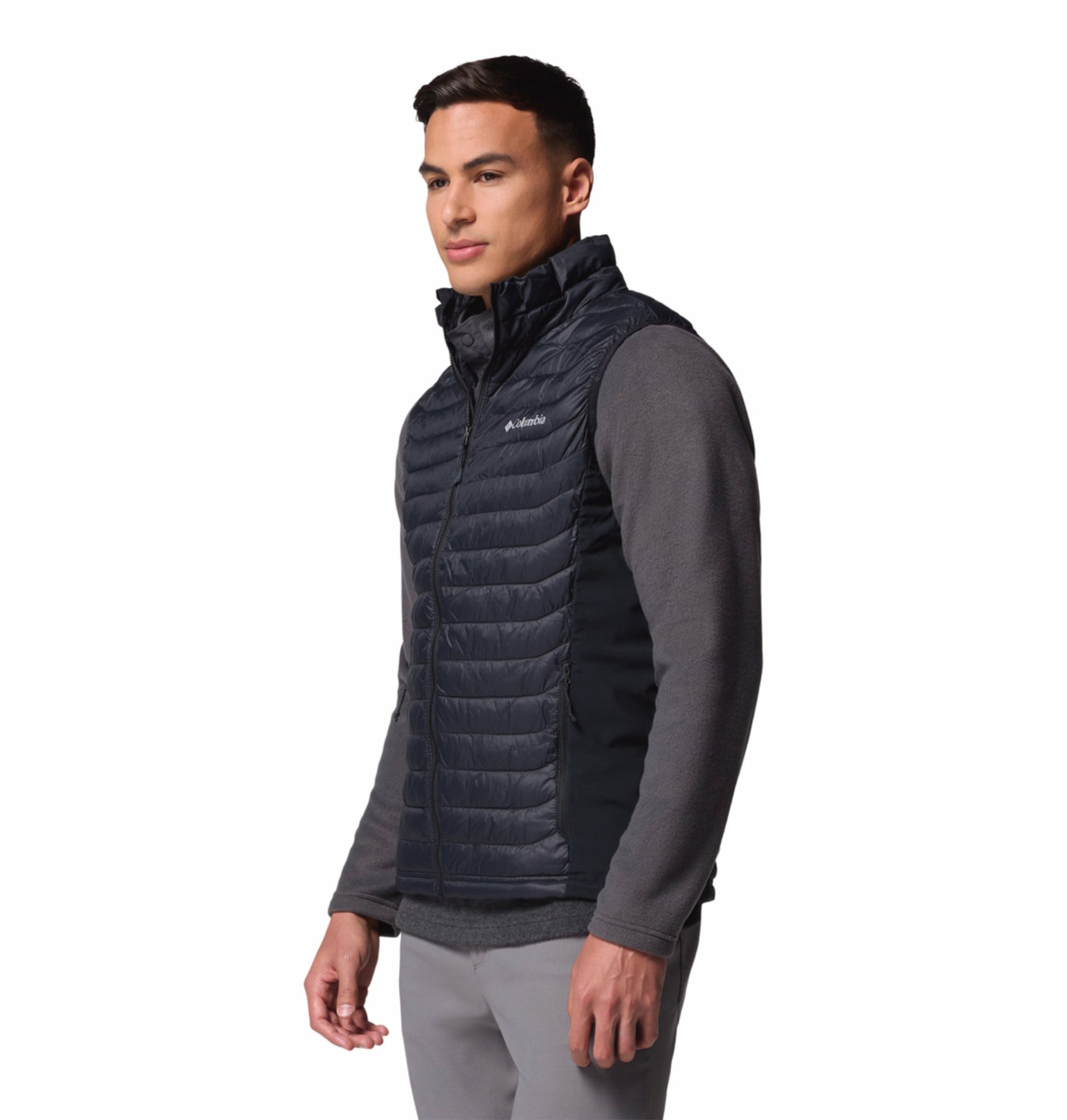 men black omni shield powder pass hybrid vest