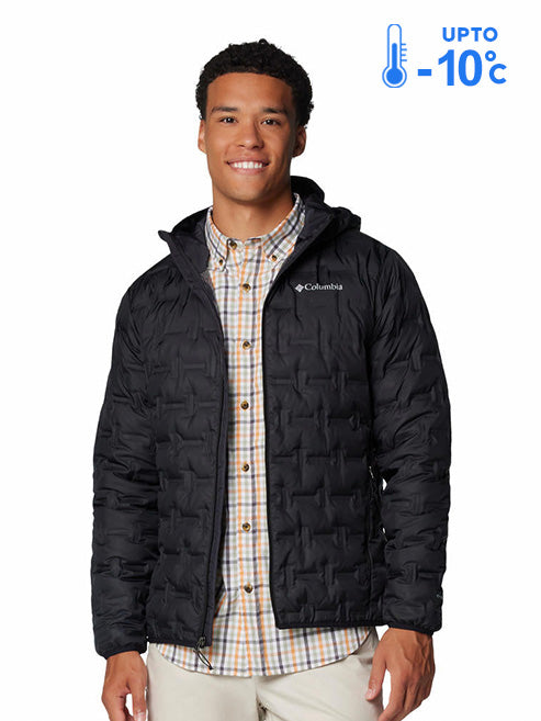 Columbia Delta Ridge II Men’s Black Down Hooded Jacket