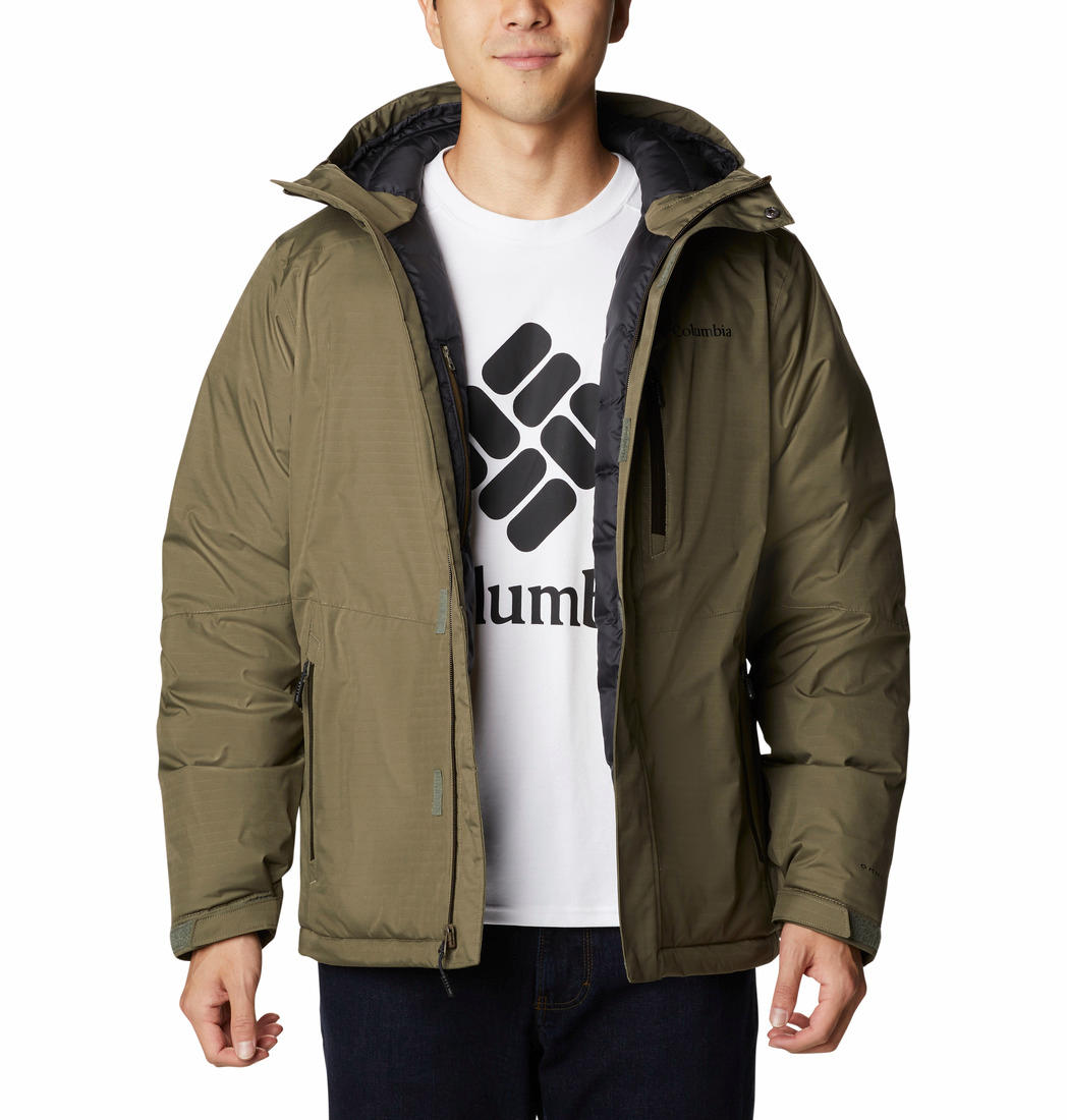 Columbia Men Green Oak Harbor Insulated Jacket