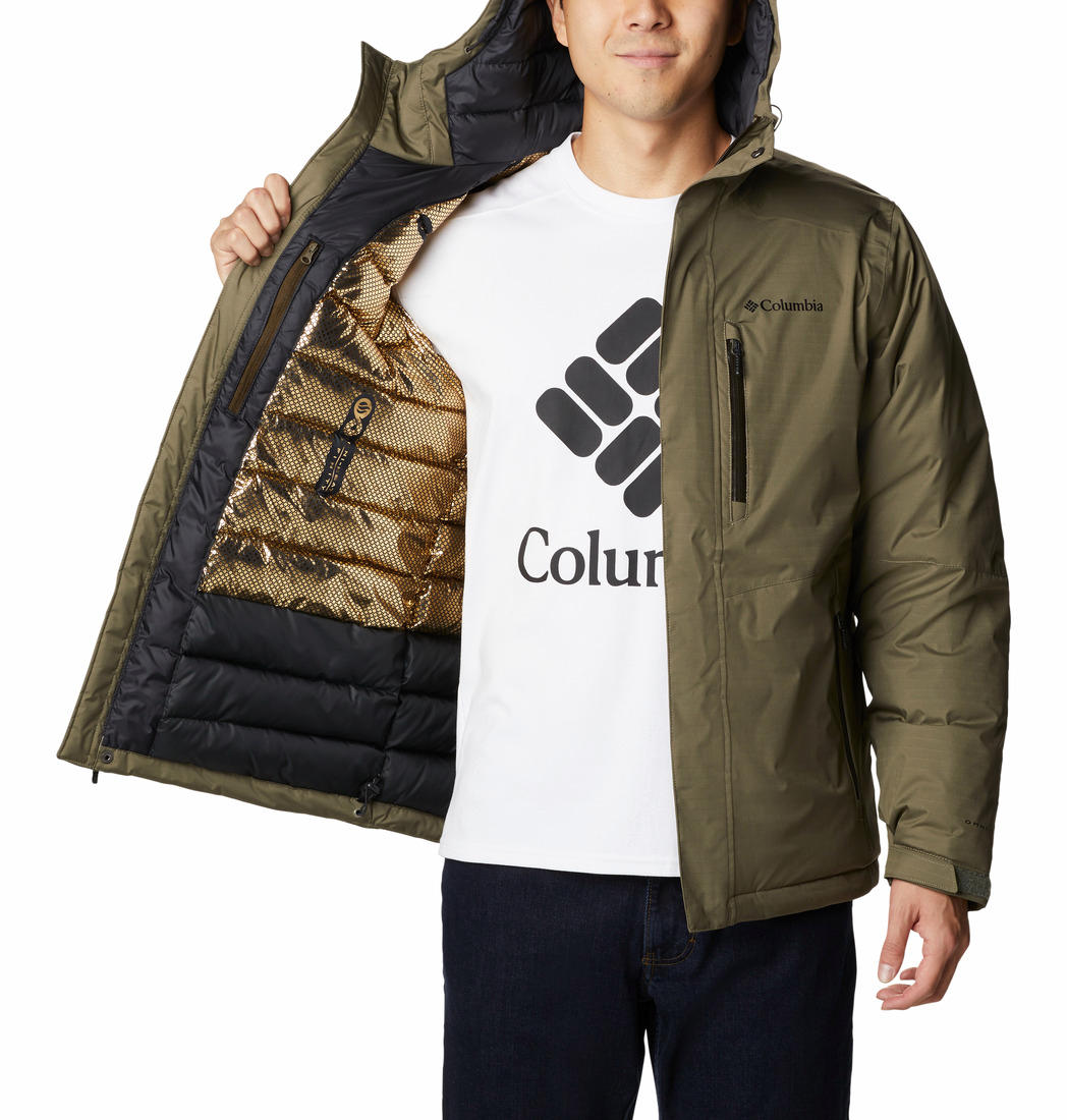 Columbia Men Green Oak Harbor Insulated Jacket