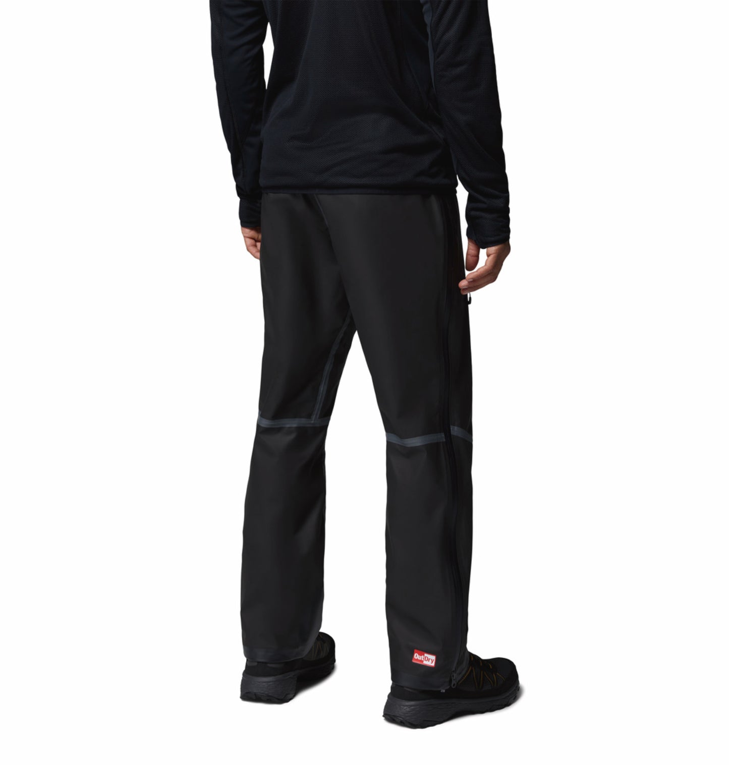 Columbia Men’s Black OutDry Whistler Peak Rain Pant - Durable & Comfortable