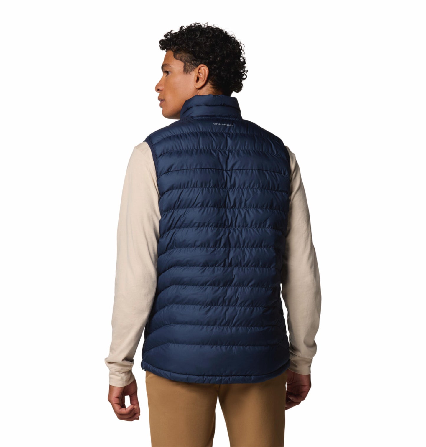 Columbia Mens Navy Blue Omni-Heat Reflective Powder Lite II Vest