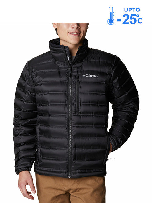 Columbia Men Black Omni-Heat Inifnity Pebble Peak II Down Jacket