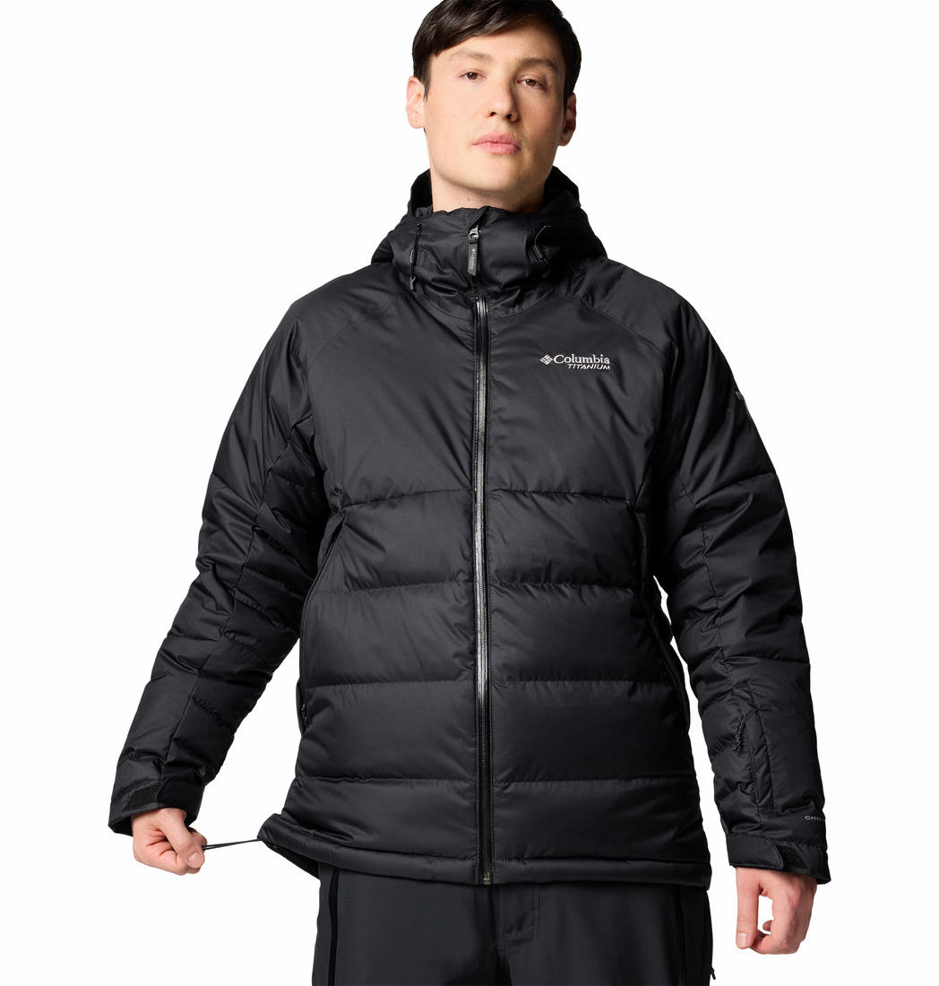 Columbia Mens Black Roaring Fork II Down Jacket