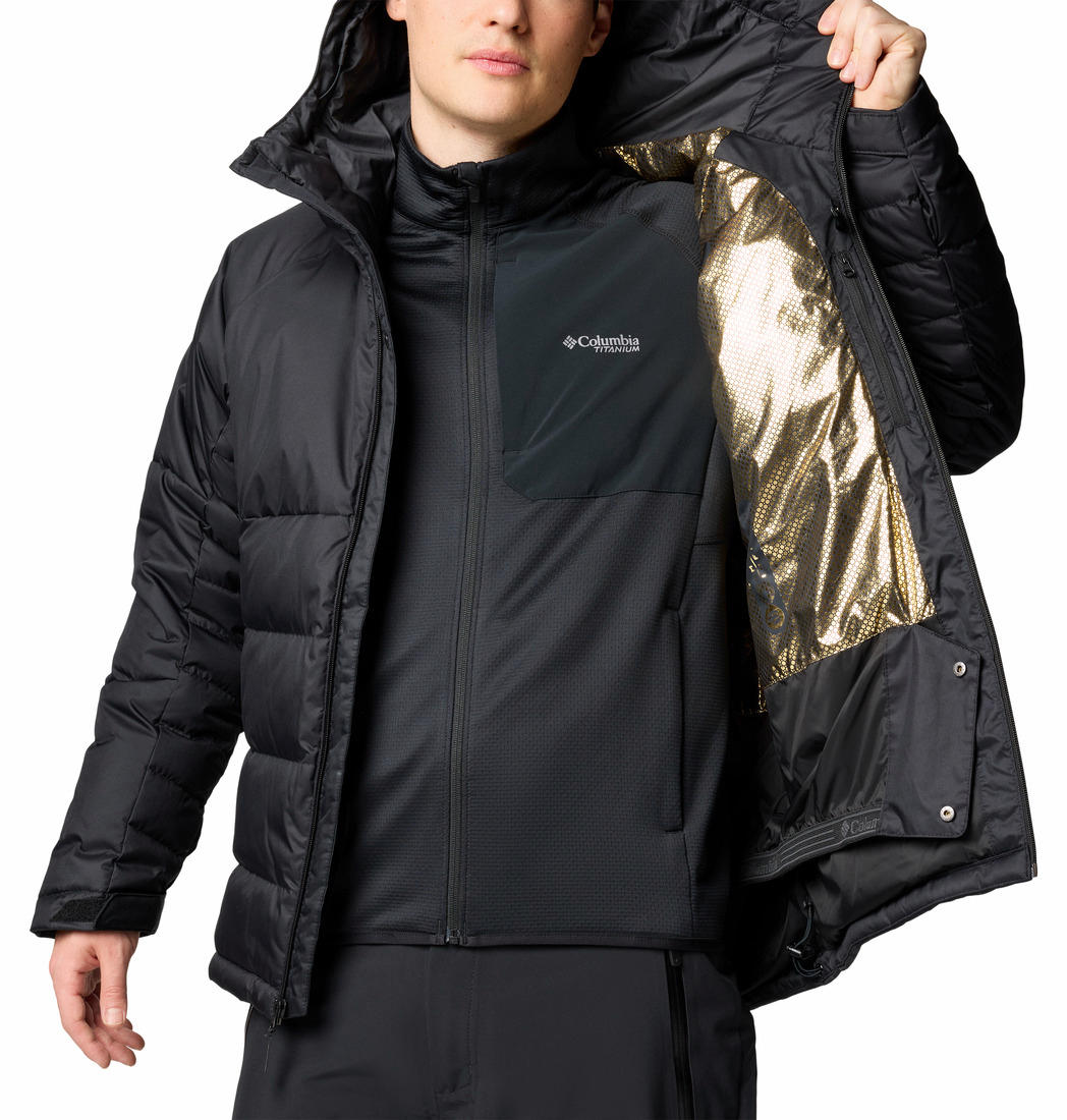 Columbia Mens Black Roaring Fork II Down Jacket