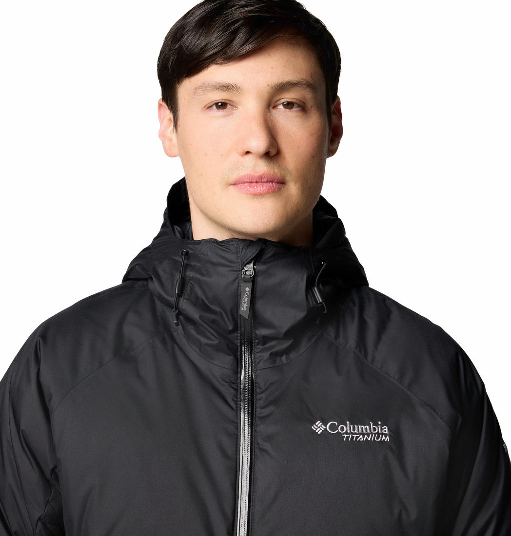 Columbia Mens Black Roaring Fork II Down Jacket