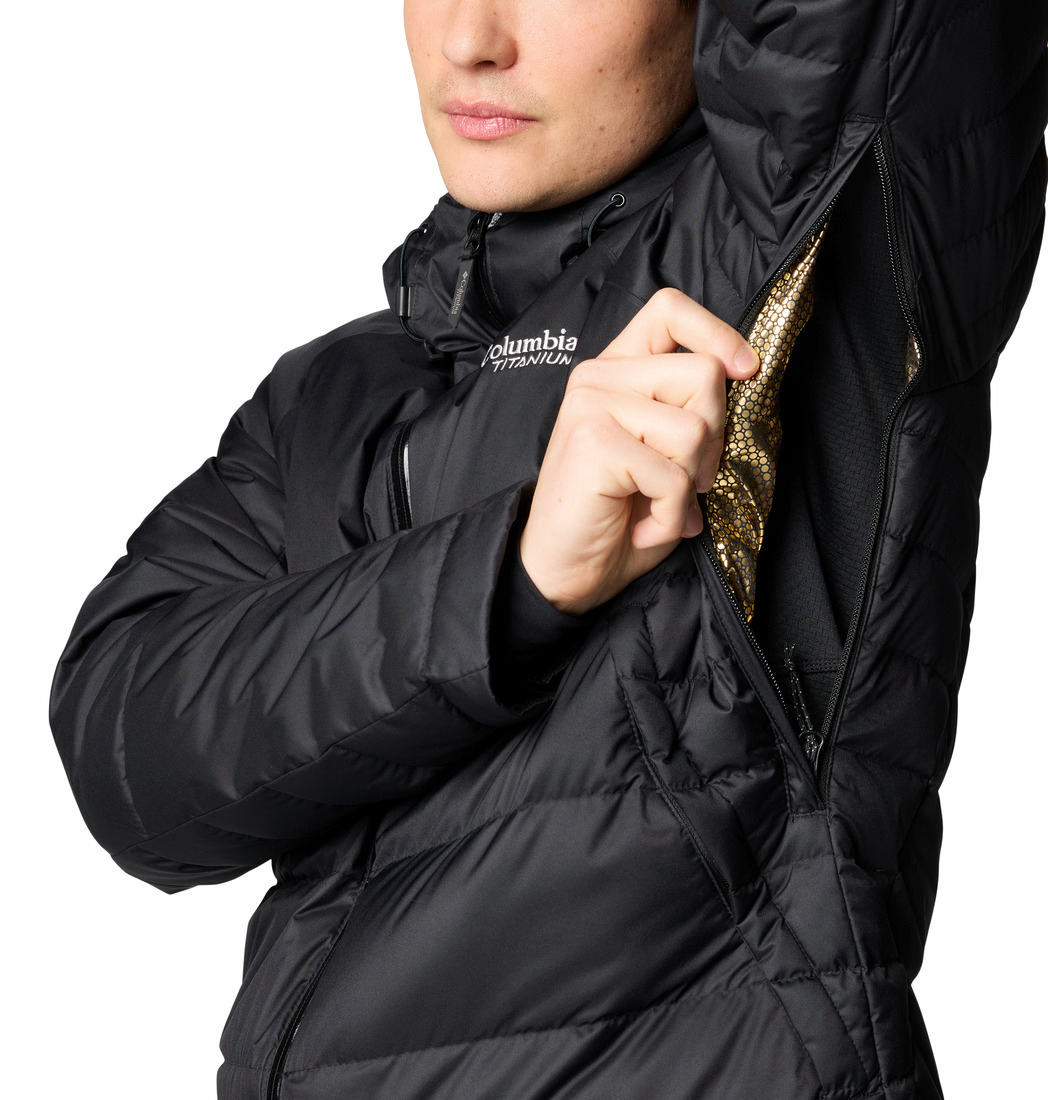 Columbia Mens Black Roaring Fork II Down Jacket