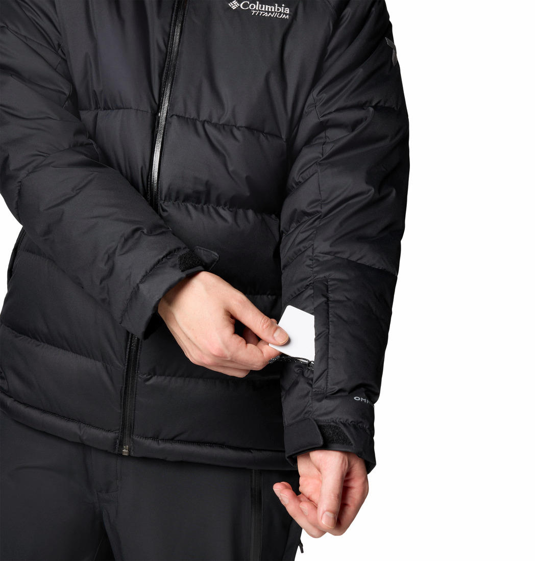 Columbia Mens Black Roaring Fork II Down Jacket