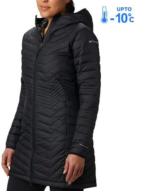 Columbia Women Black Powder Lite Mid Jacket
