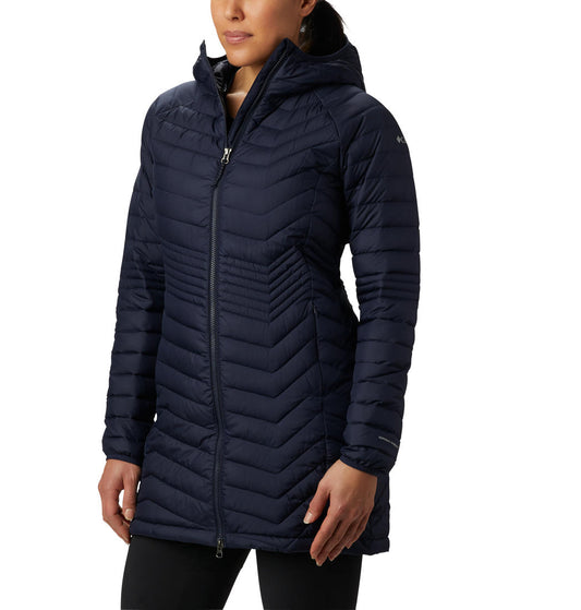 Columbia Women Navy Blue Powder Lite Mid Jacket