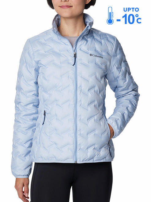 Columbia Women Blue Omni-Heat Reflective Delta Ridge Down Jacket
