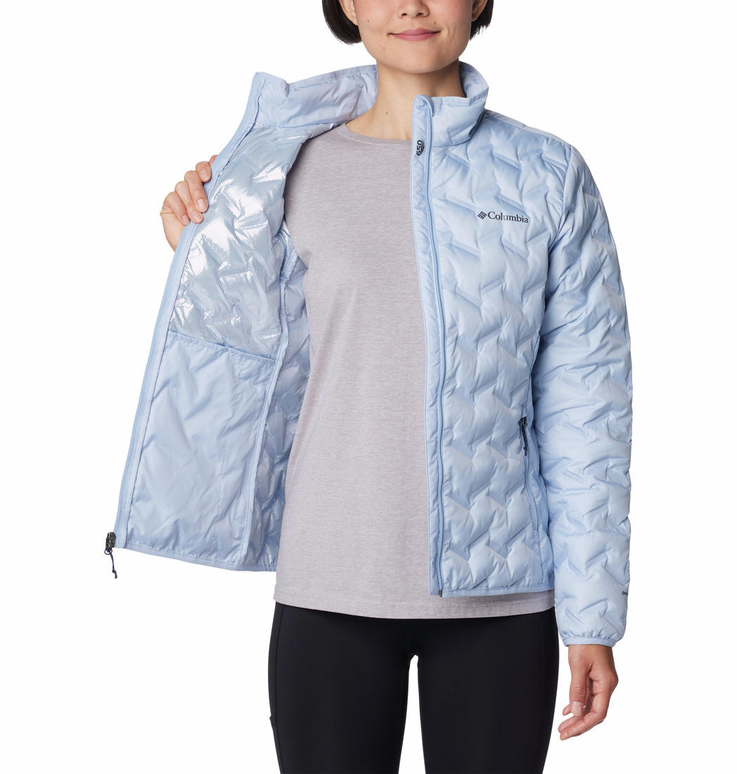 Columbia Women Blue Delta Ridge Down Jacket