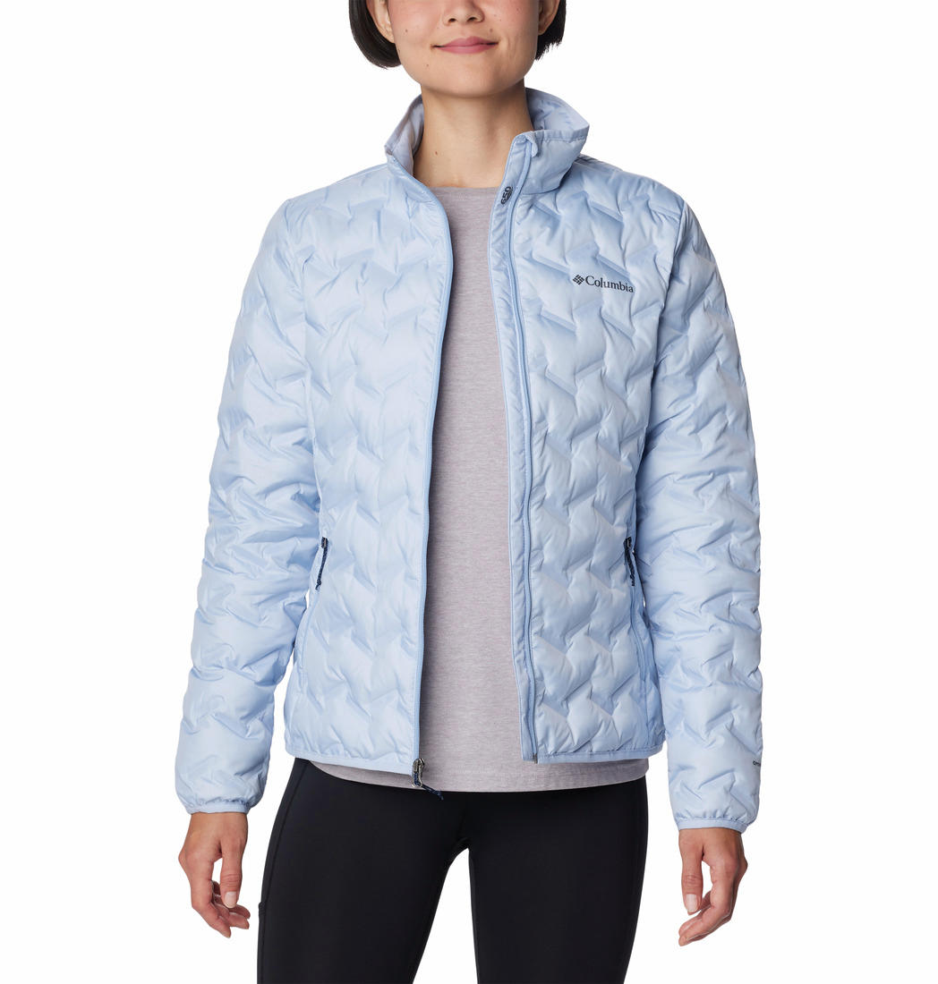 Columbia Women Blue Delta Ridge Down Jacket
