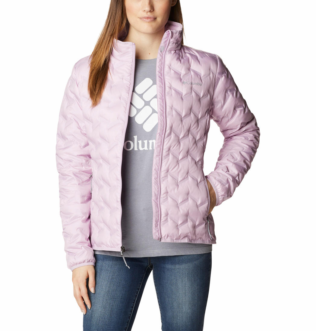Columbia Women Purple Delta Ridge Down Jacket