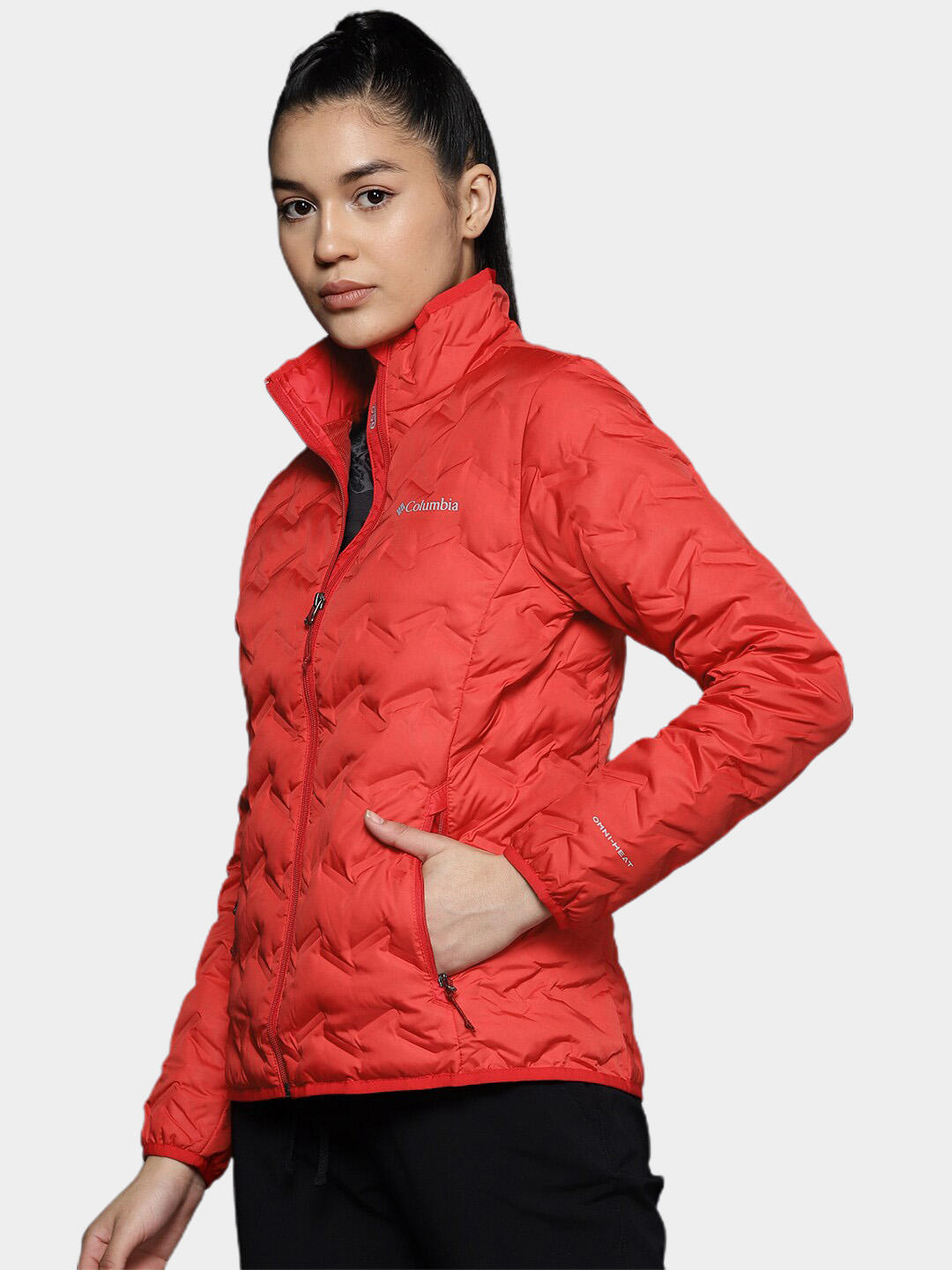 Columbia Women Red Delta Ridge Down Jacket