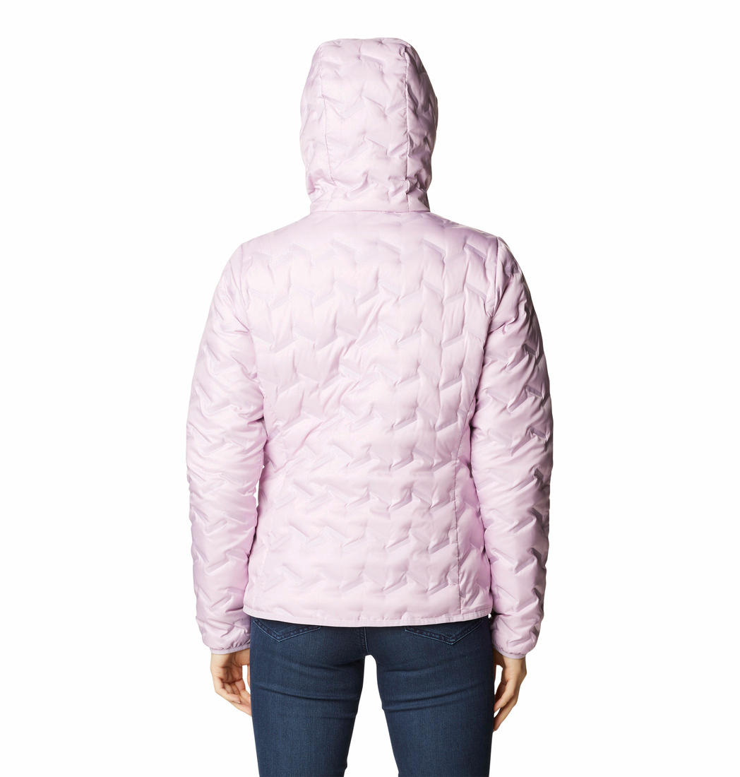 Columbia Women Purple Delta Ridge Down Hooded Jacket