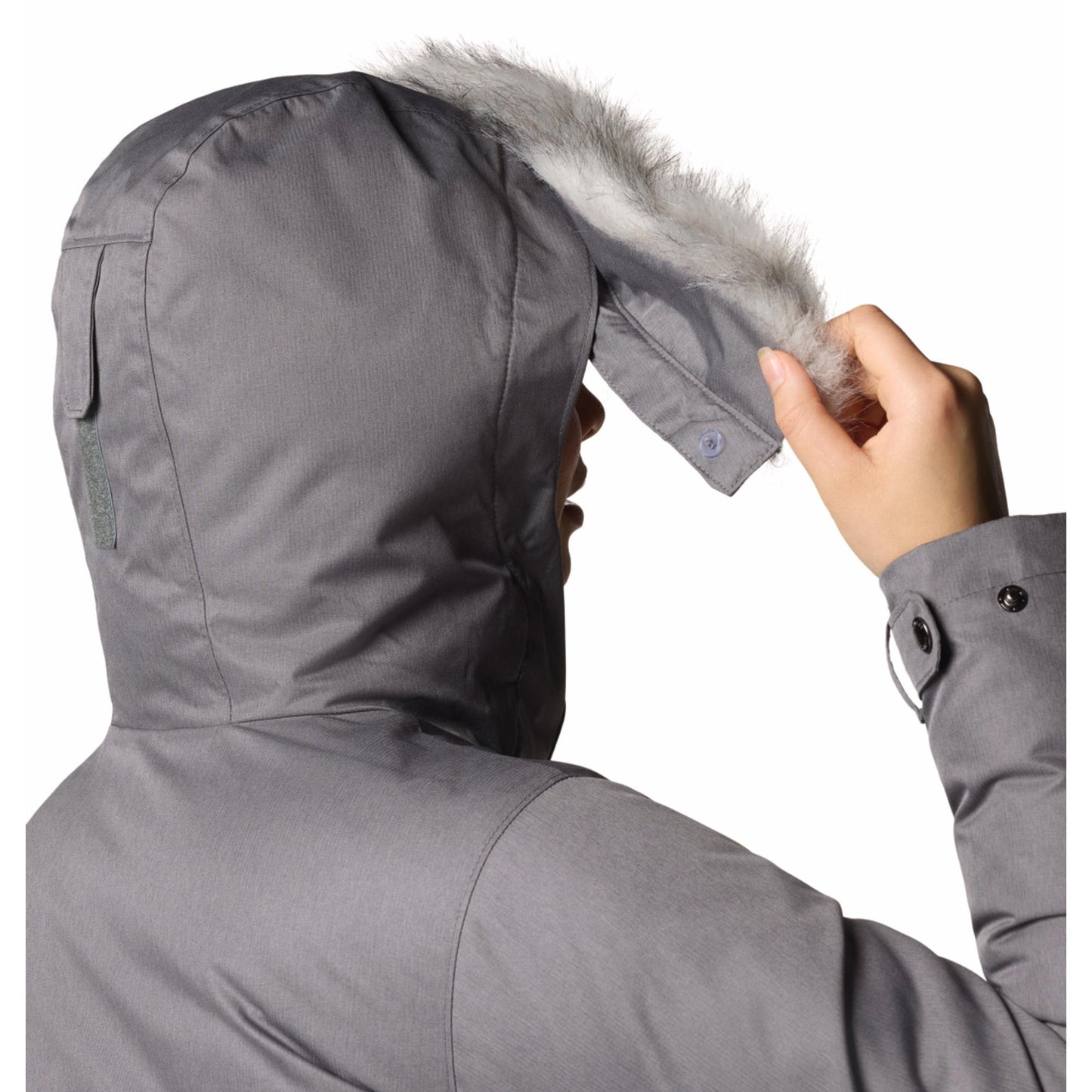 Columbia Women Grey Suttle Mountain Long Insulated Jacket