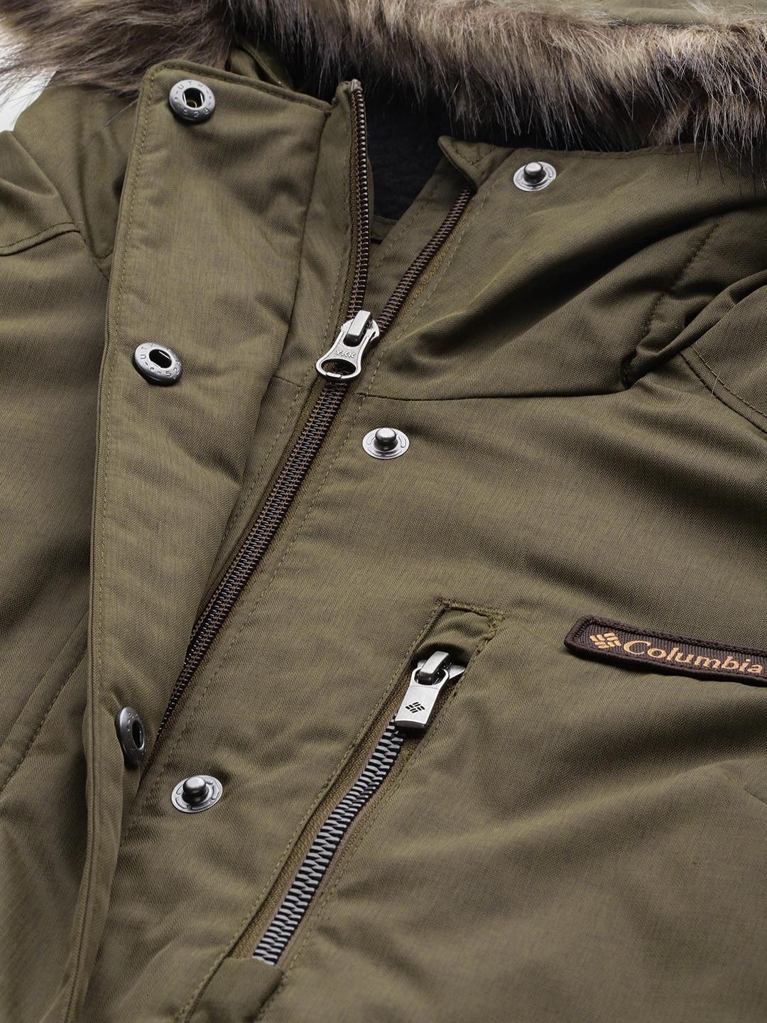Columbia Women Olive Suttle Mountain Long Insulated Jacket