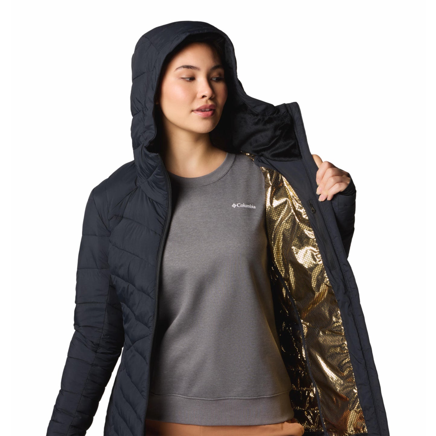 Columbia Women Black Joy Peak II Mid Jacket