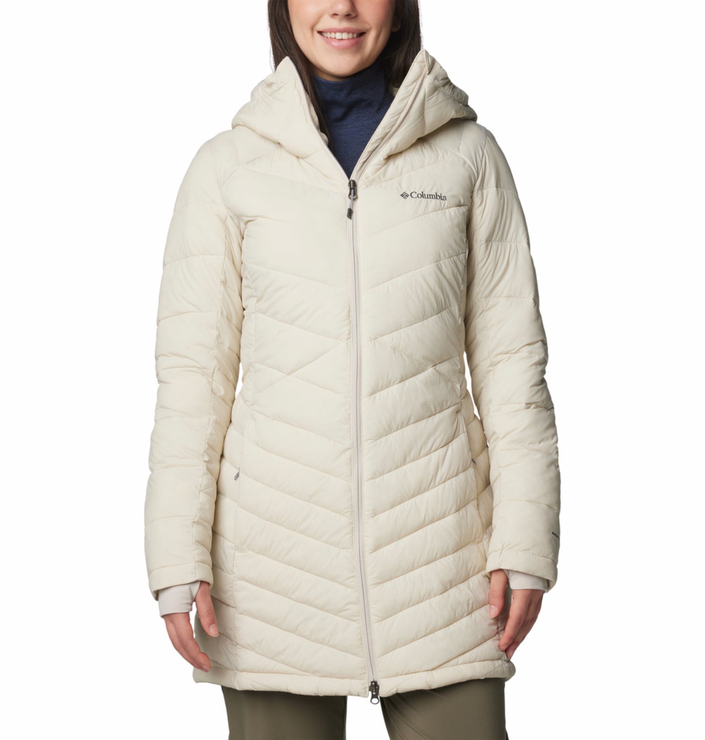 Columbia Women Beige OmniHeat Infinity Joy Peak II Jacket
