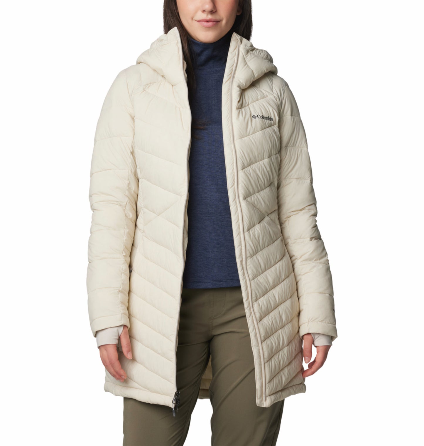 Columbia Women Beige OmniHeat Infinity Joy Peak II Jacket