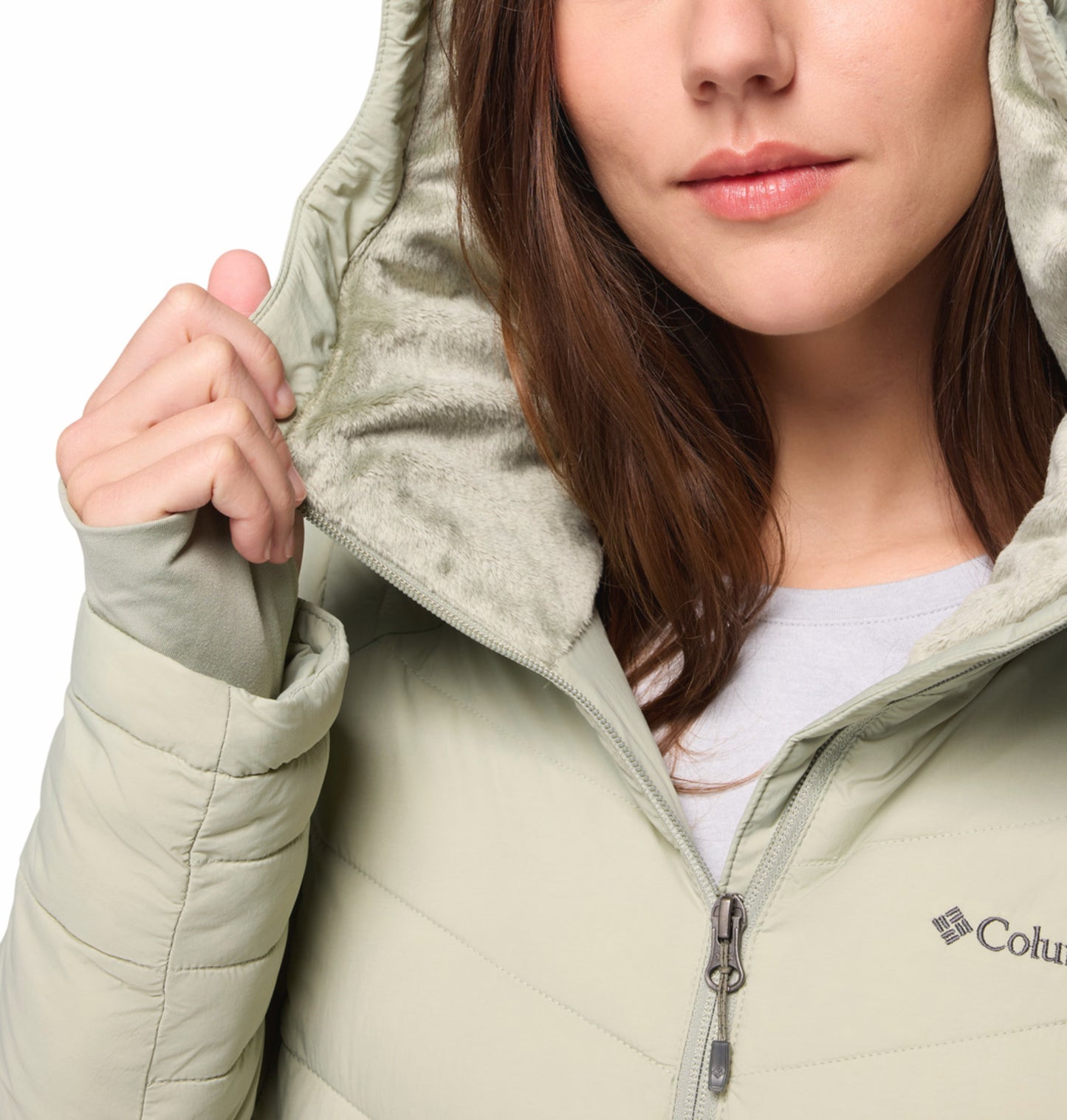 Columbia Women Green OmniHeat Infinity Joy Peak II Jacket
