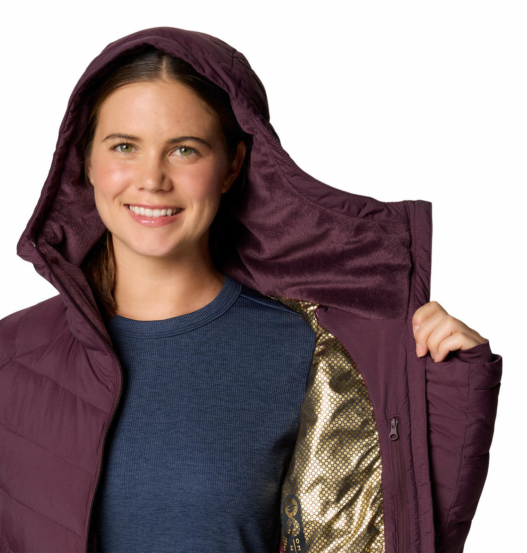 Columbia Womens Red Joy Peak II Mid Jacket