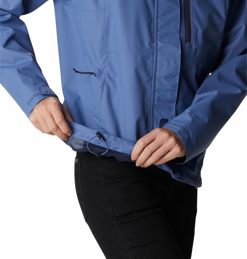 Columbia Women Blue Hikebound Rain Jacket