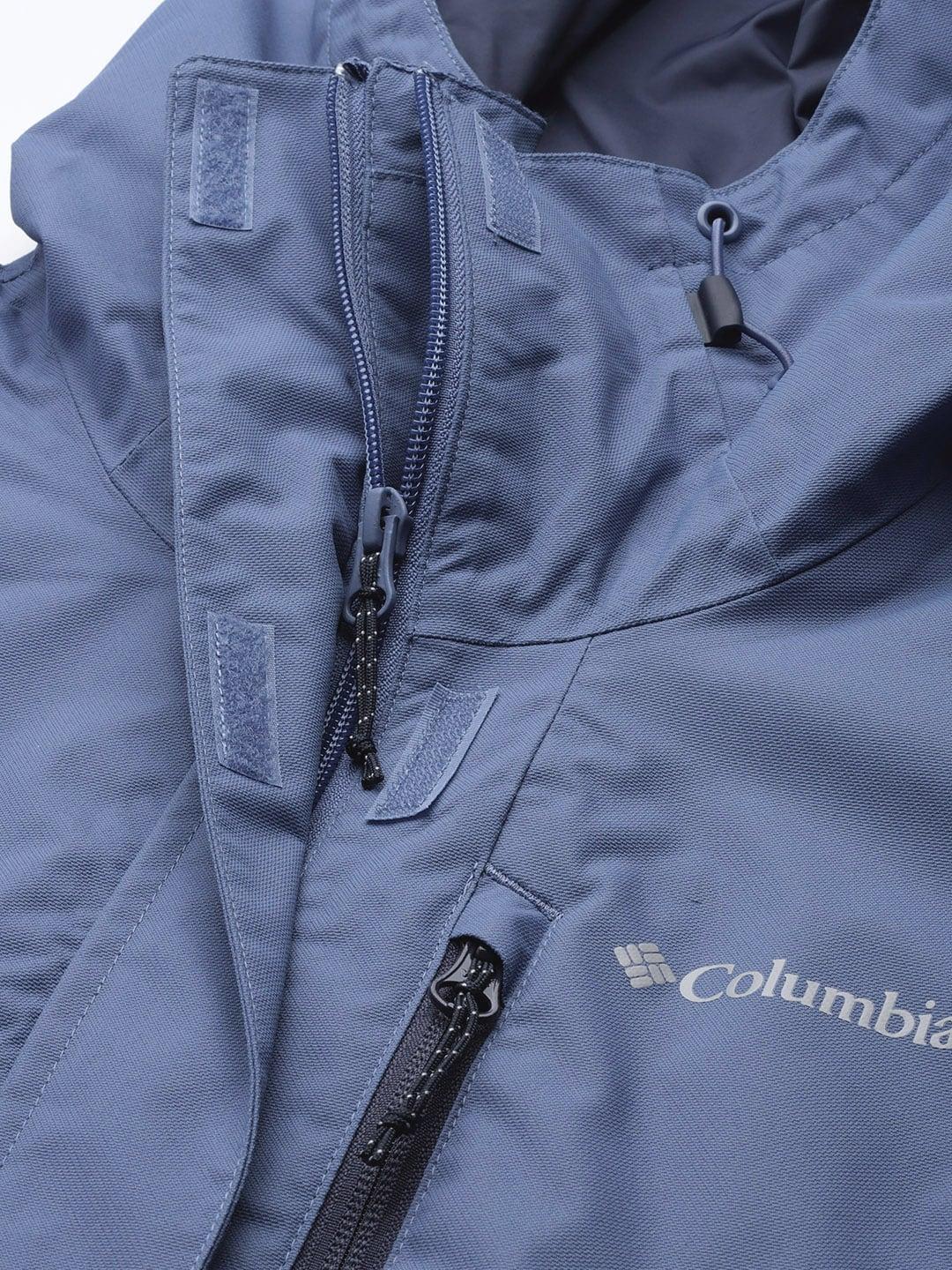Columbia Women Blue Hikebound Rain Jacket