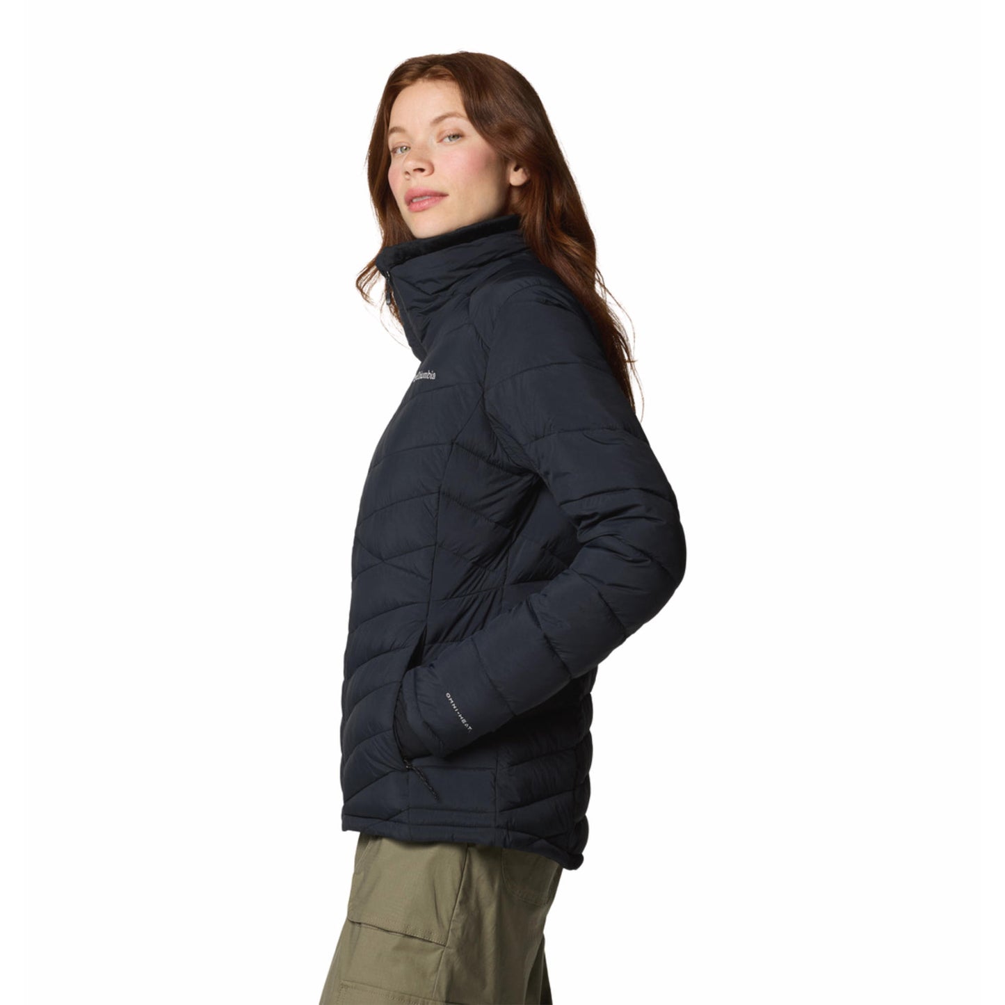 Columbia Women Black Omni-Heat Inifnity Joy Peak II Down Jacket