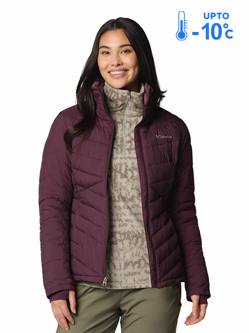 Columbia Women Red Omni-Heat Inifnity Joy Peak II Down Jacket