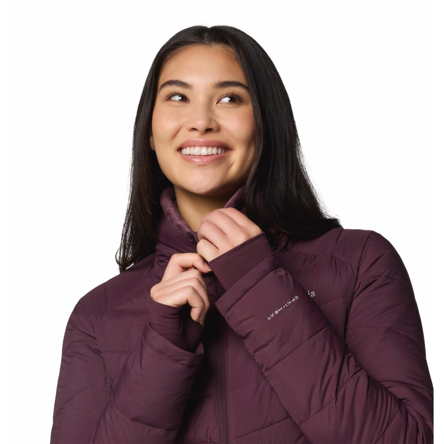 Columbia Women Red Omni-Heat Inifnity Joy Peak II Down Jacket