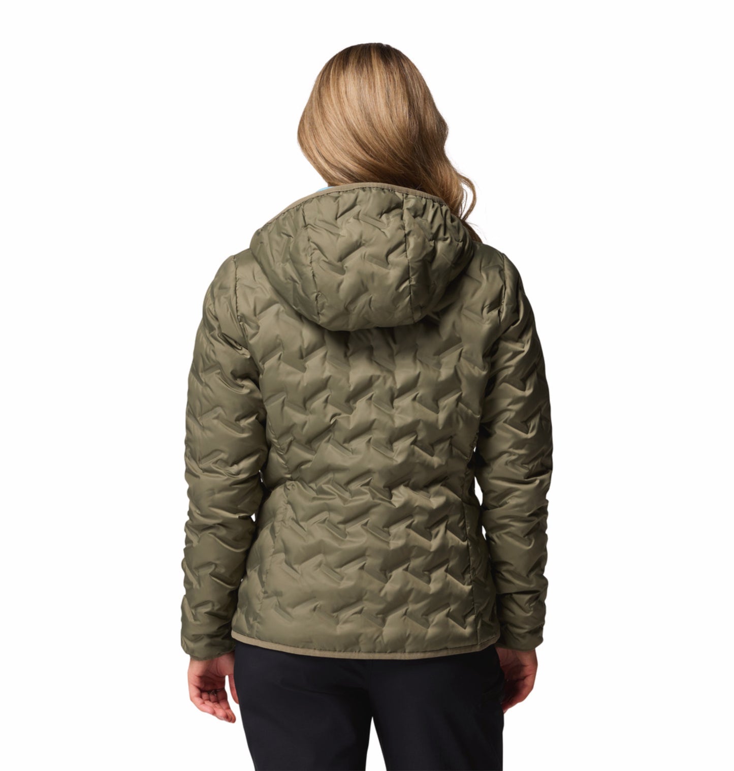 Columbia Women Green HEAT SEAL Delta Ridge II Down Jacket
