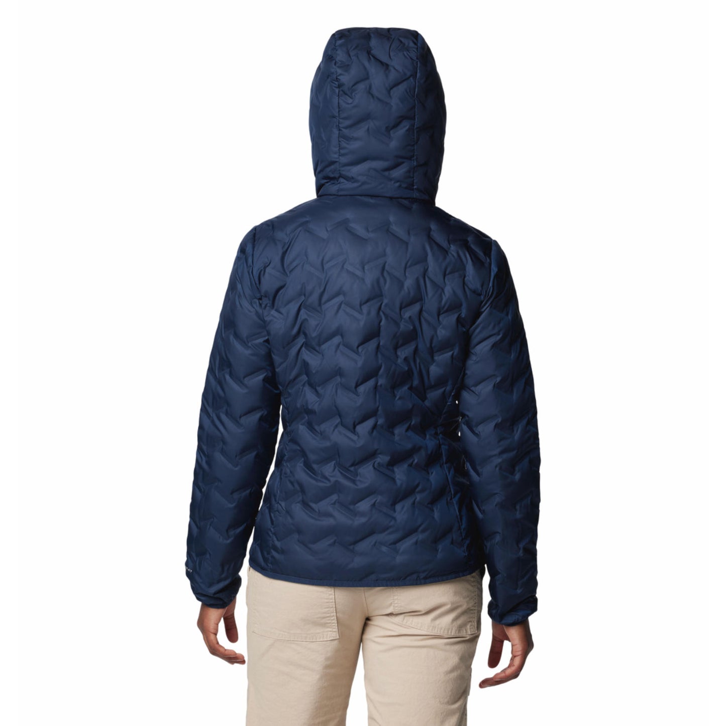 Columbia Women Blue Delta Ridge II Down Hooded Jacket