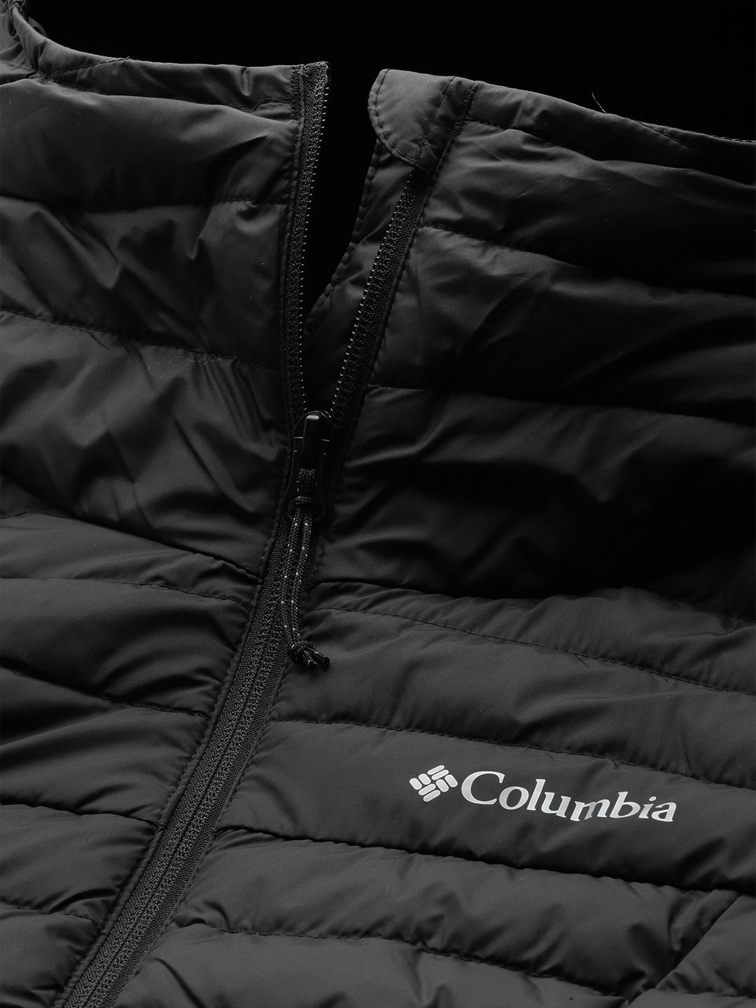 Columbia Women Black Silver Falls Hooded Jacket
